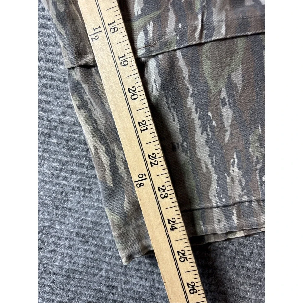 Buck Apparel Hunting Pants Camo‎ Mens 31 X 24 Vintage Real Tree Grunge
